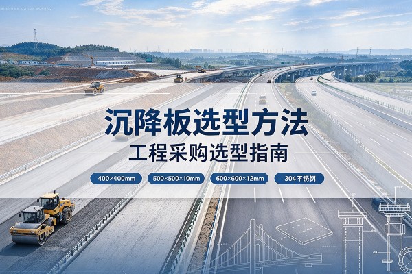 香洲沉降板选择方法