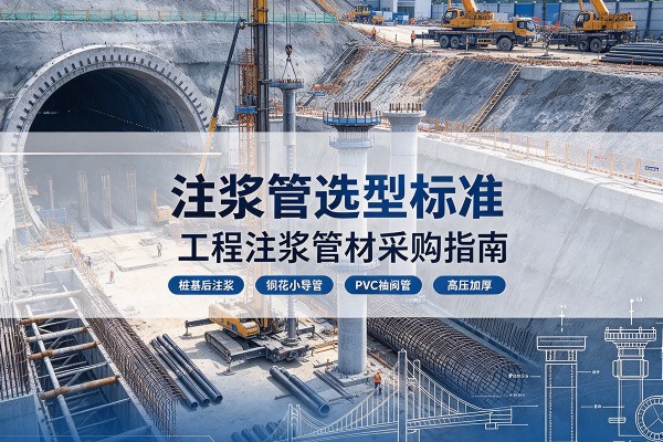 香洲注浆管选型标准