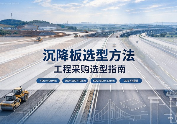 香洲沉降板选择方法